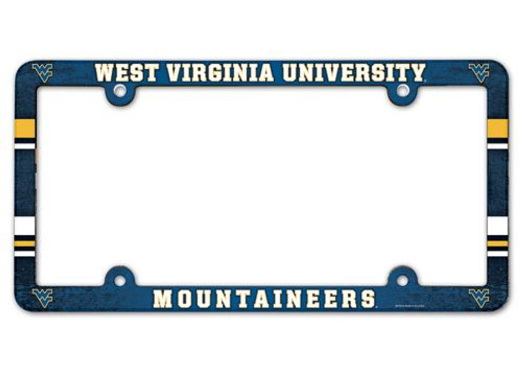 West Virginia Mountaineers License Plate Frame - Full Color - WinCraft
