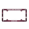 Texas A&M Aggies License Plate Frame Plastic Full Color Style - 14.5