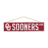 Oklahoma Sooners Sign 4x17 Wood Avenue Design - Special Order - 20