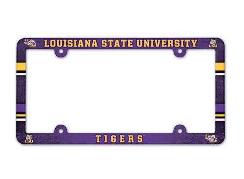 LSU Tigers License Plate Frame - Full Color - Wincraft