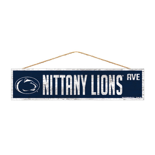 Penn State Nittany Lions Sign 4x17 Wood Avenue Design - Special Order - 20