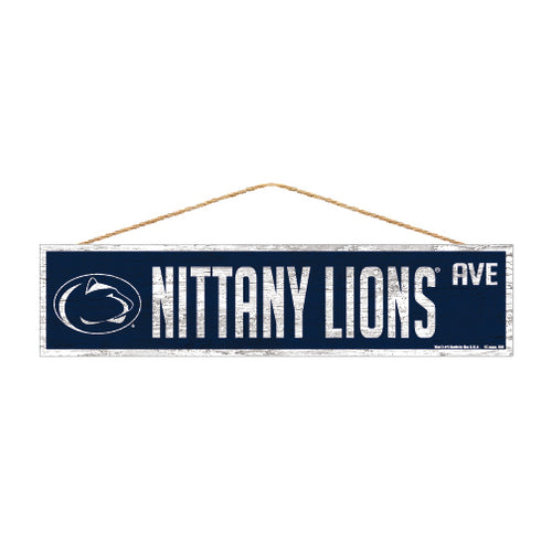 Penn State Nittany Lions Sign 4x17 Wood Avenue Design - Special Order - 20