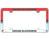 Chicago Blackhawks License Plate Frame Plastic Full Color Style - Special Order - 0.25