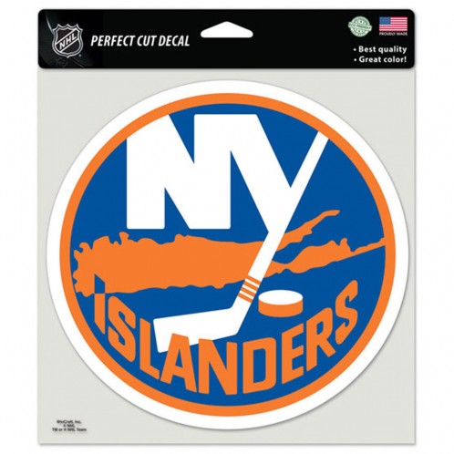 New York Islanders Decal 8x8 Perfect Cut Color - 0