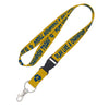 Notre Dame Fighting Irish Lanyard with Detachable Buckle Shamrock Design - 0.25