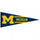 Michigan Wolverines Pennant 12x30 Premium Style - 0.25