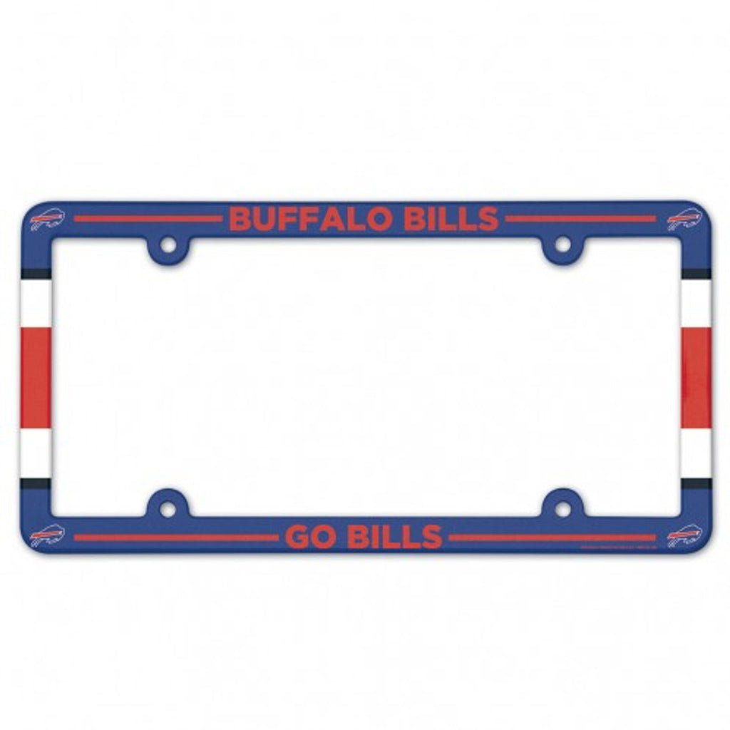 Buffalo Bills License Plate Frame Plastic Full Color Style - Wincraft