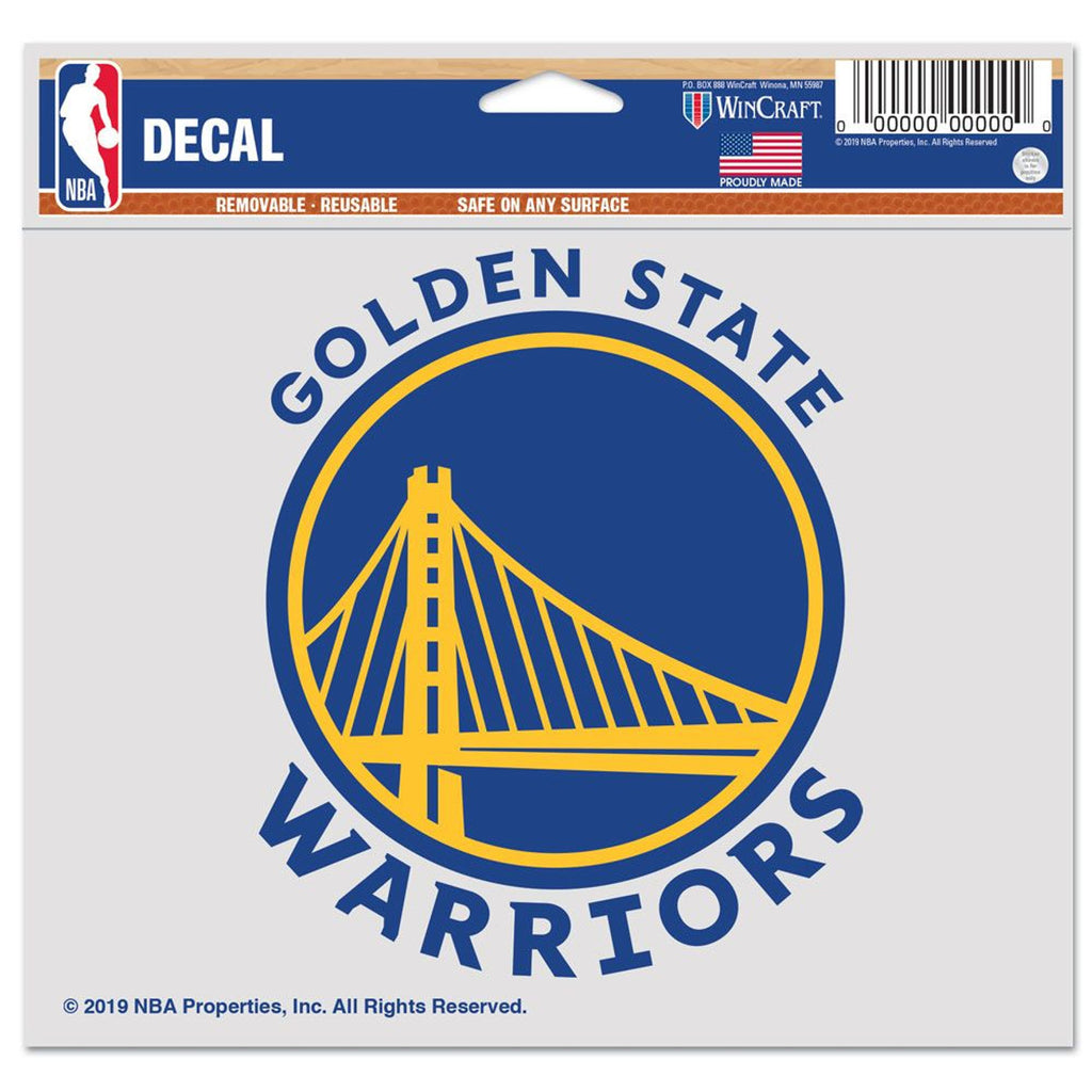 Golden State Warriors Decal 5x6 Color - Wincraft