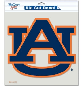 Auburn Tigers Decal 8x8 Perfect Cut Color - 0.25