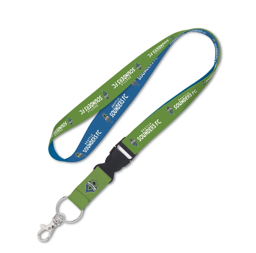 Seattle Sounders Lanyard with Detachable Buckle - 0.25