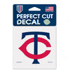 Minnesota Twins Decal 4x4 Perfect Cut Color - WinCraft