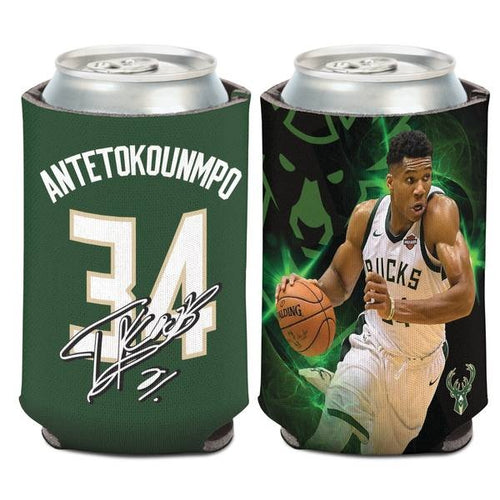 Milwaukee Bucks Can Cooler Giannis Antetokounmpo Design - 10