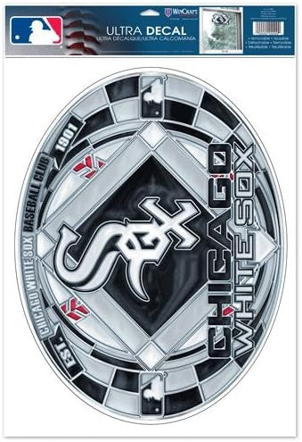 Chicago White Sox Decal 11x17 Multi Use Stained Glass Style - 1