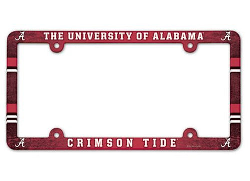 Alabama Crimson Tide License Plate Frame - Full Color - WinCraft