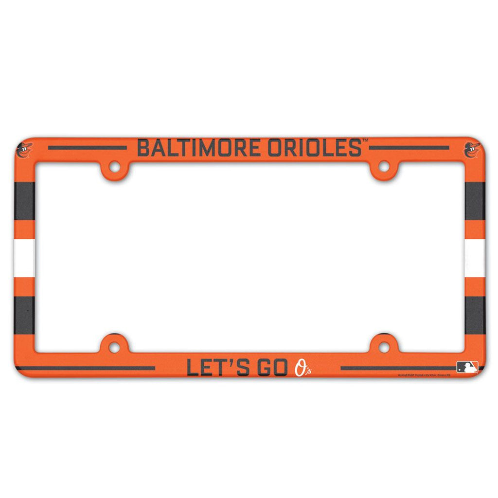 Baltimore Orioles License Plate Frame - Full Color - Wincraft