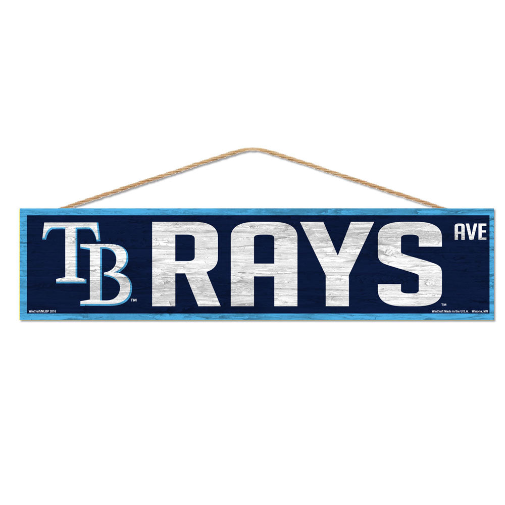 Tampa Bay Rays Sign 4x17 Wood Avenue Design - Special Order - 0