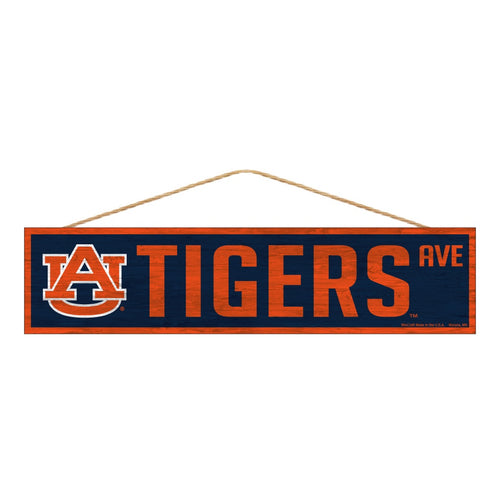 Auburn Tigers Sign 4x17 Wood Avenue Design - Special Order - 20