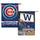 Chicago Cubs Banner 28x40 Vertical 2 Sided 2016 World Series Champs Design CO - WinCraft