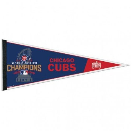 Chicago Cubs Pennant 12x30 2016 World Series Champs Celebration without Players Design - 0