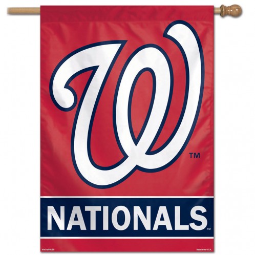Washington Nationals Banner 28x40 Vertical - Special Order - 0.25