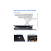 Rocelco 40'' Large Height Adjustable Standing Desk