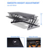 Rocelco 37.5'' Deluxe Height Adjustable Standing Desk