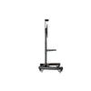 Rocelco VSTC 32''-70'' Mobile Flat Screen, Monitor, A/V and TV Cart with A/V Component and Webcam Shelves