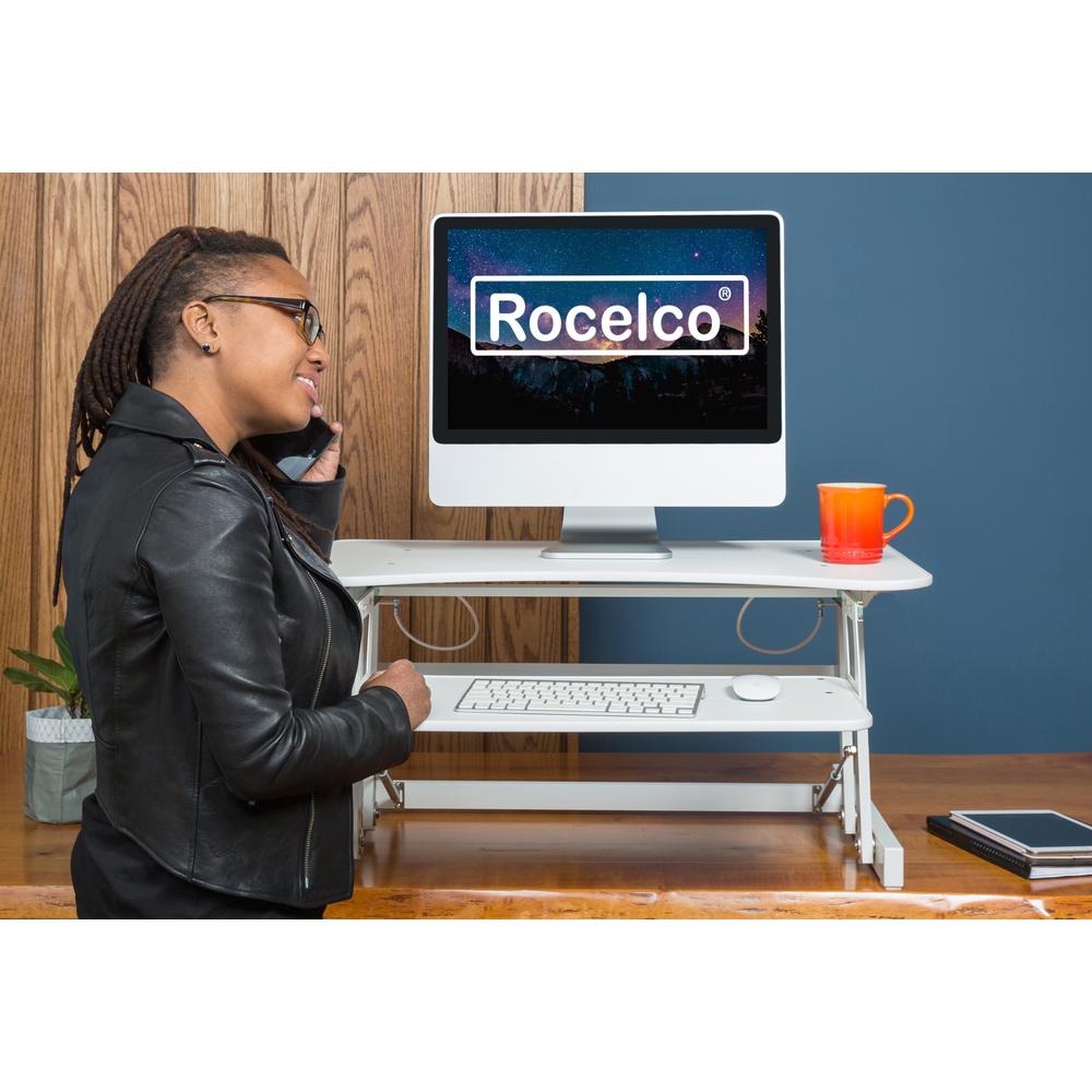 Rocelco 32'' Height Adjustable Standing Desk