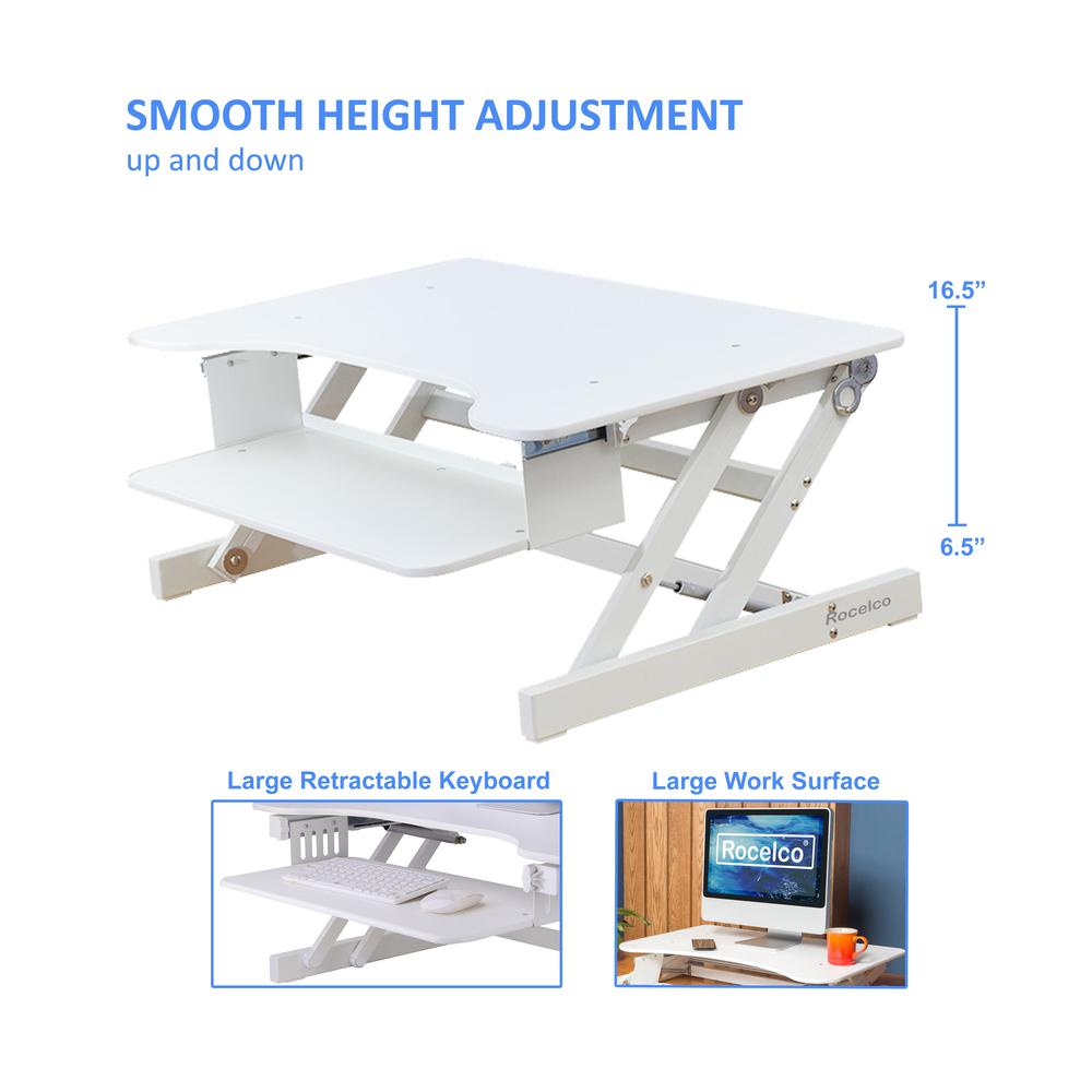 Rocelco 32'' Height Adjustable Standing Desk