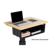 Rocelco Book Box for 28'' Height Adjustable Mobile School Standing Desk (R MSD-BB)