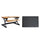Rocelco 40'' Large Height Adjustable Standing Desk