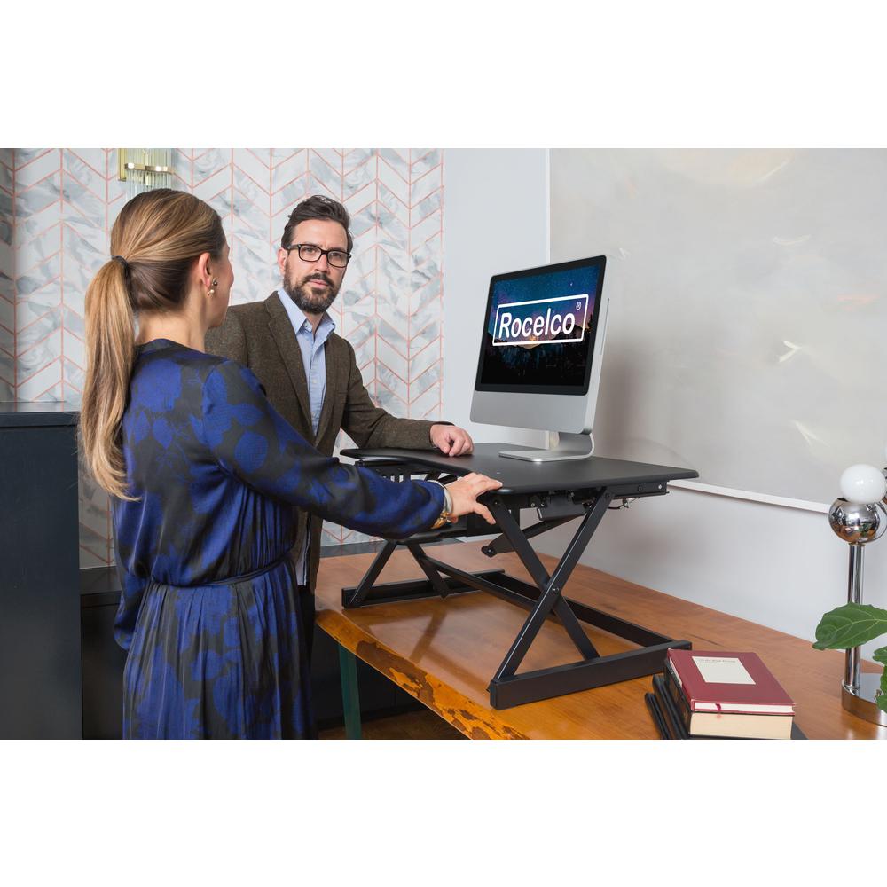 Rocelco 38'' Large Height Adjustable Standing Desk