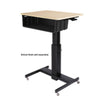 Rocelco Book Box for 28'' Height Adjustable Mobile School Standing Desk (R MSD-BB)