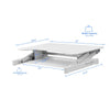 Rocelco 32'' Height Adjustable Standing Desk