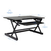 Rocelco 38'' Large Height Adjustable Standing Desk