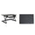 Rocelco 40'' Large Height Adjustable Standing Desk