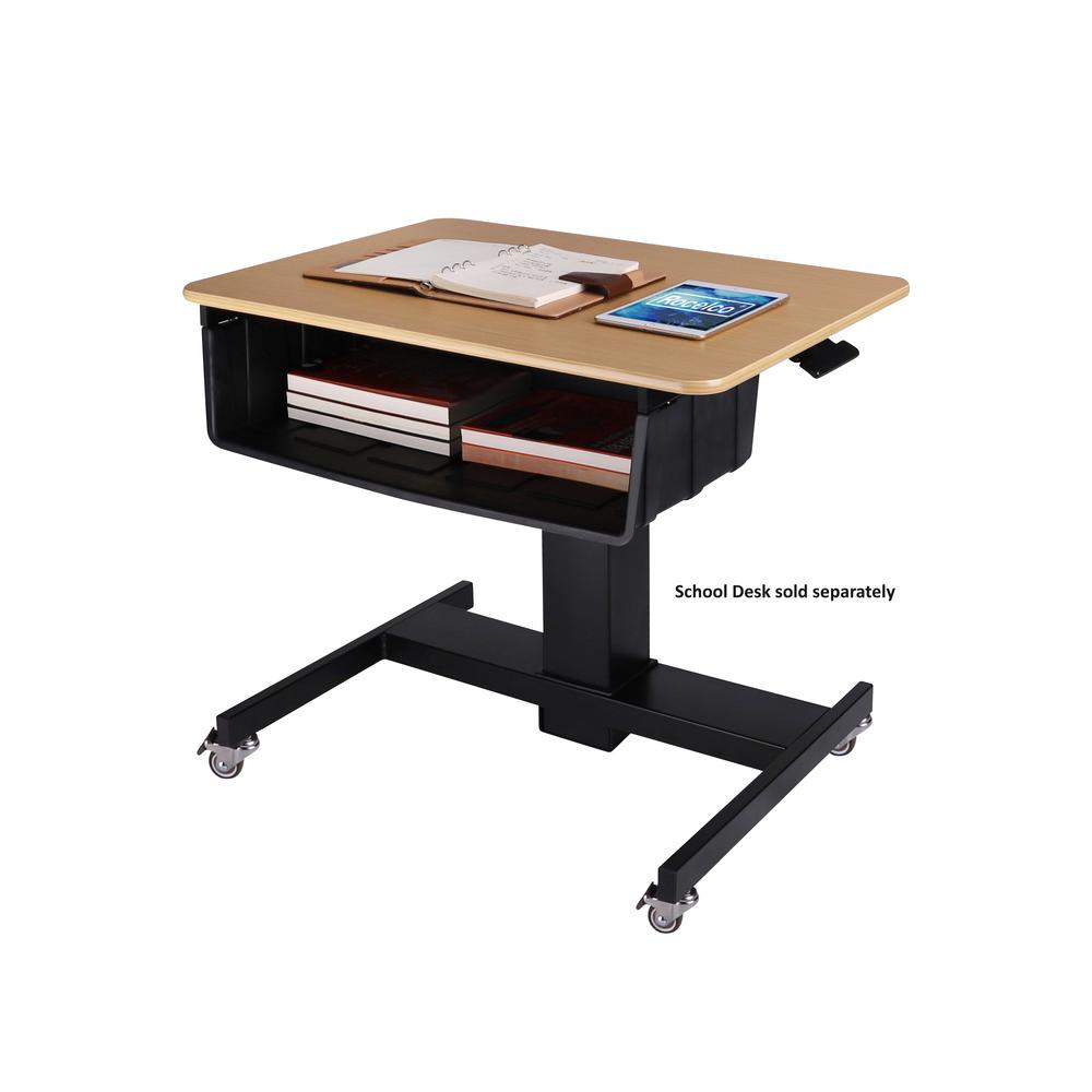 Rocelco Book Box for 28'' Height Adjustable Mobile School Standing Desk (R MSD-BB)
