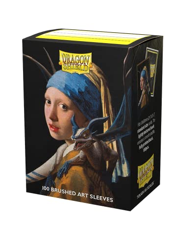 Dragon Shield Sleeves: Brushed - Girl with a Pearl Earring (100)