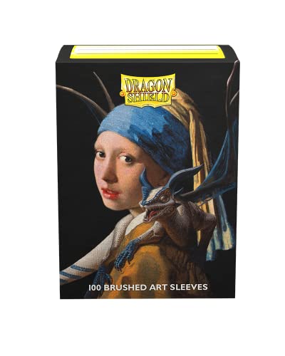 Dragon Shield Sleeves: Brushed - Girl with a Pearl Earring (100)