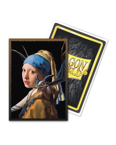 Dragon Shield Sleeves: Brushed - Girl with a Pearl Earring (100)