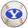 Fanmats - Brigham Young University Baseball Mat 27'' diameter
