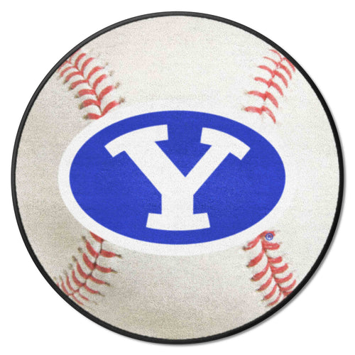 Fanmats - Brigham Young University Baseball Mat 27'' diameter