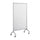 Rumba Full Panel Whiteboard Collaboration Screen, 36w x 16d x 66h, White/Gray - Safco