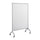 Rumba Full Panel Whiteboard Collaboration Screen, 42w x 16d x 66h, White/Gray - Safco
