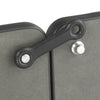 Safco Rumba Ganging Device - 0.4'' Length x 4.3'' Width x 1.1'' Depth - Black