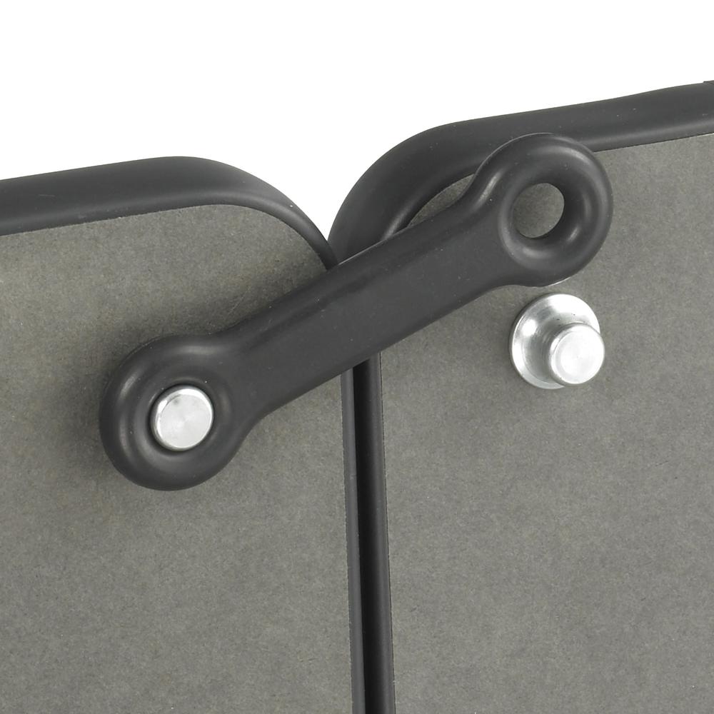 Safco Rumba Ganging Device - 0.4'' Length x 4.3'' Width x 1.1'' Depth - Black