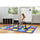 AlphaBetter® Adjustable-Height Stand-Up Desk, 28 x 20'' Premium or Dry Erase Top and Swinging Footrest Bar - DryErase - Safco