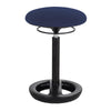 Twixt Desk Height Ergonomic Stool, 22.5'' Seat Height, Supports up to 250 lbs., Blue Seat/Blue Back, Black Base - Safco