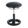 Twixt Desk Height Ergonomic Stool, 22.5'' Seat Height, Supports up to 250 lbs., Black Seat/Black Back, Black Base - Safco