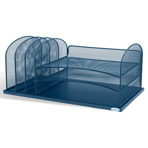 Onyx™ 3 Horizontal/3 Upright sections Blue - Safco